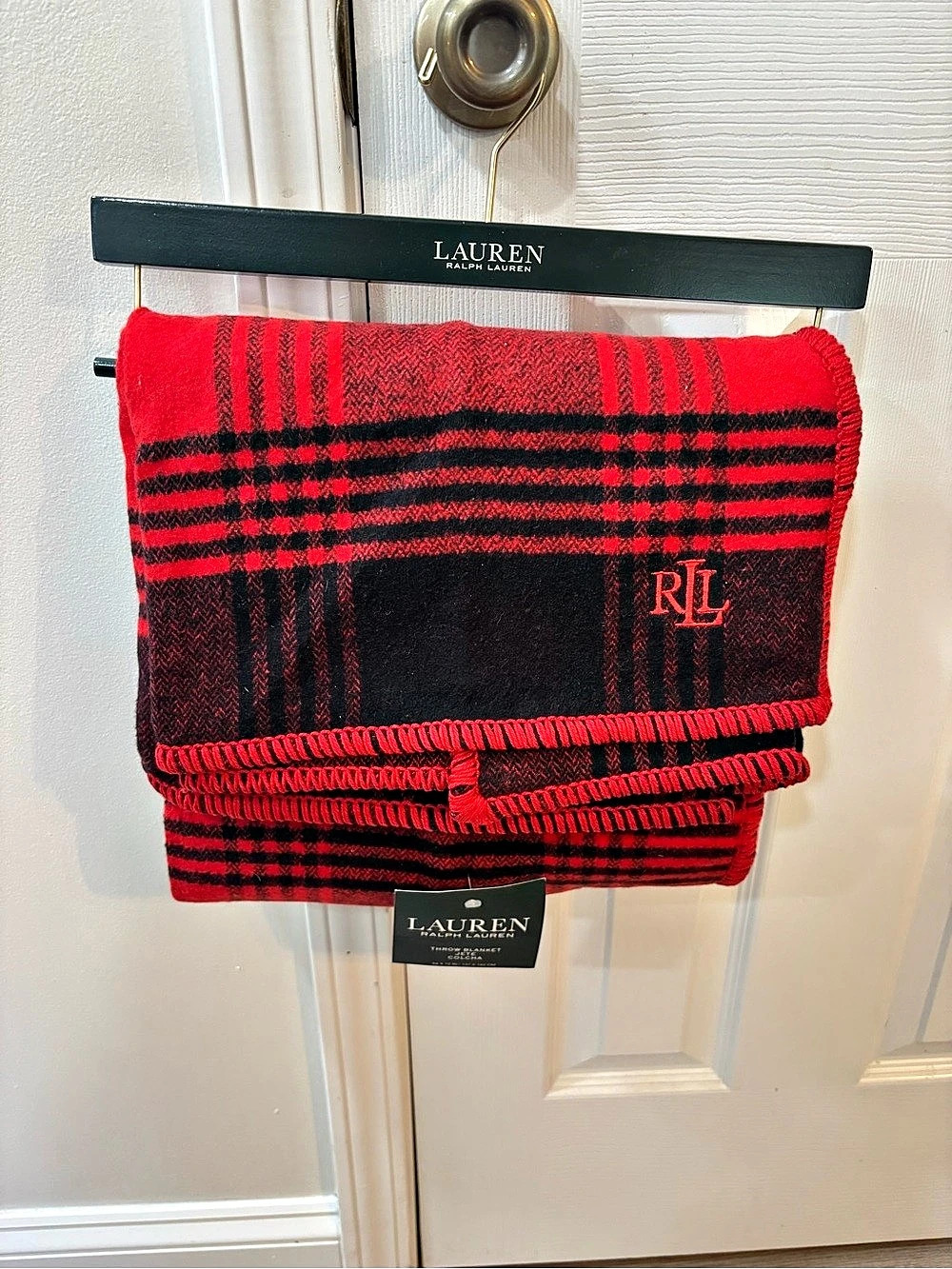 Lauren Ralph Lauren Plaid Throw Blanket Plaid Cotton